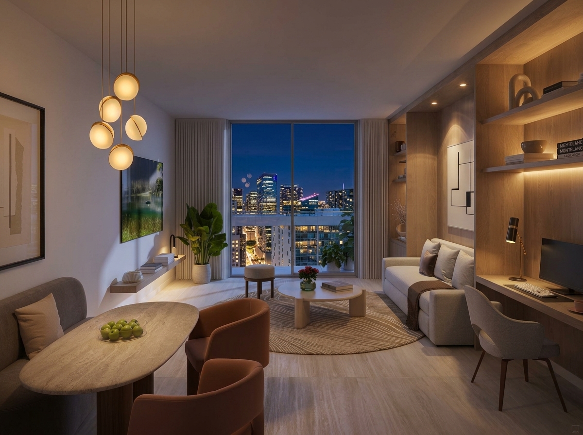 Viceroy Brickell · Torre Diamante 2105 (Noche)
