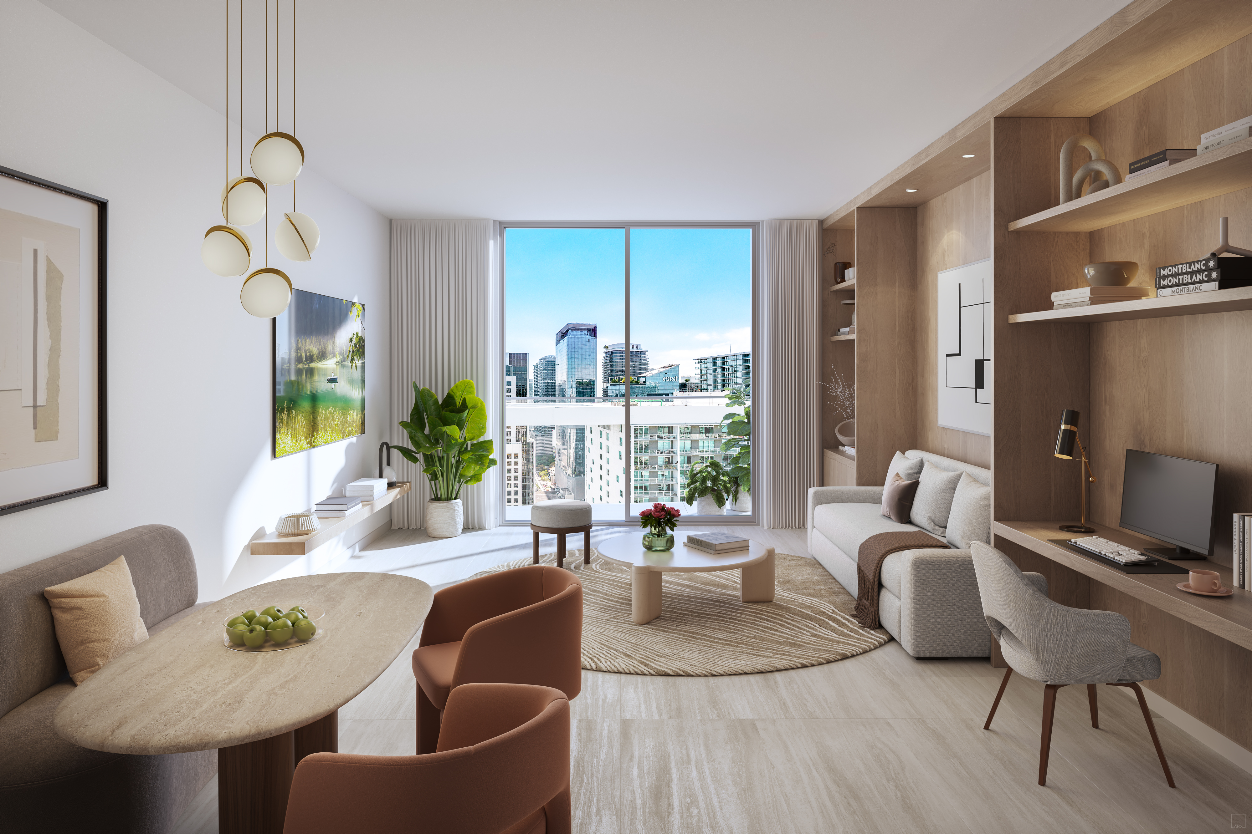 Viceroy Brickell · Torre Diamante 2105 (Día)